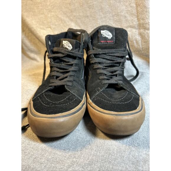VANS Black And Gum Rubber PRO CLASSICS UltraCush Shoes OFF THE WALL M 10.5 - Picture 7 of 7